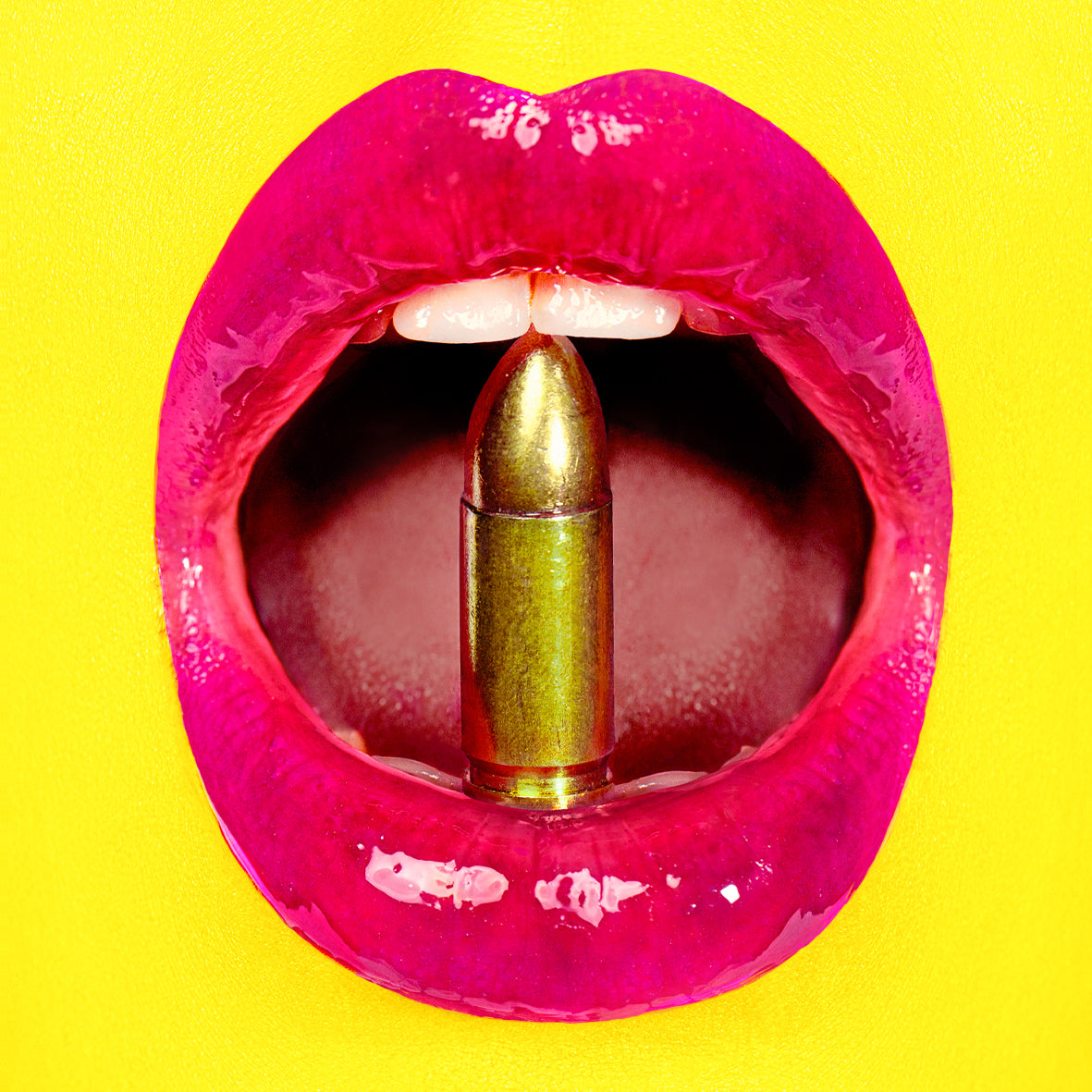 KISS MY BULLET (pink/yellow)