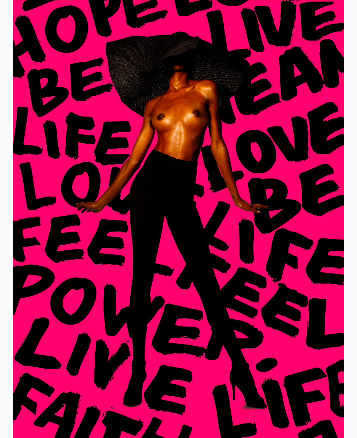 LIVE LIFE (PINK) / POP ART / Limited Editions from €200,- Worldwide shipping 